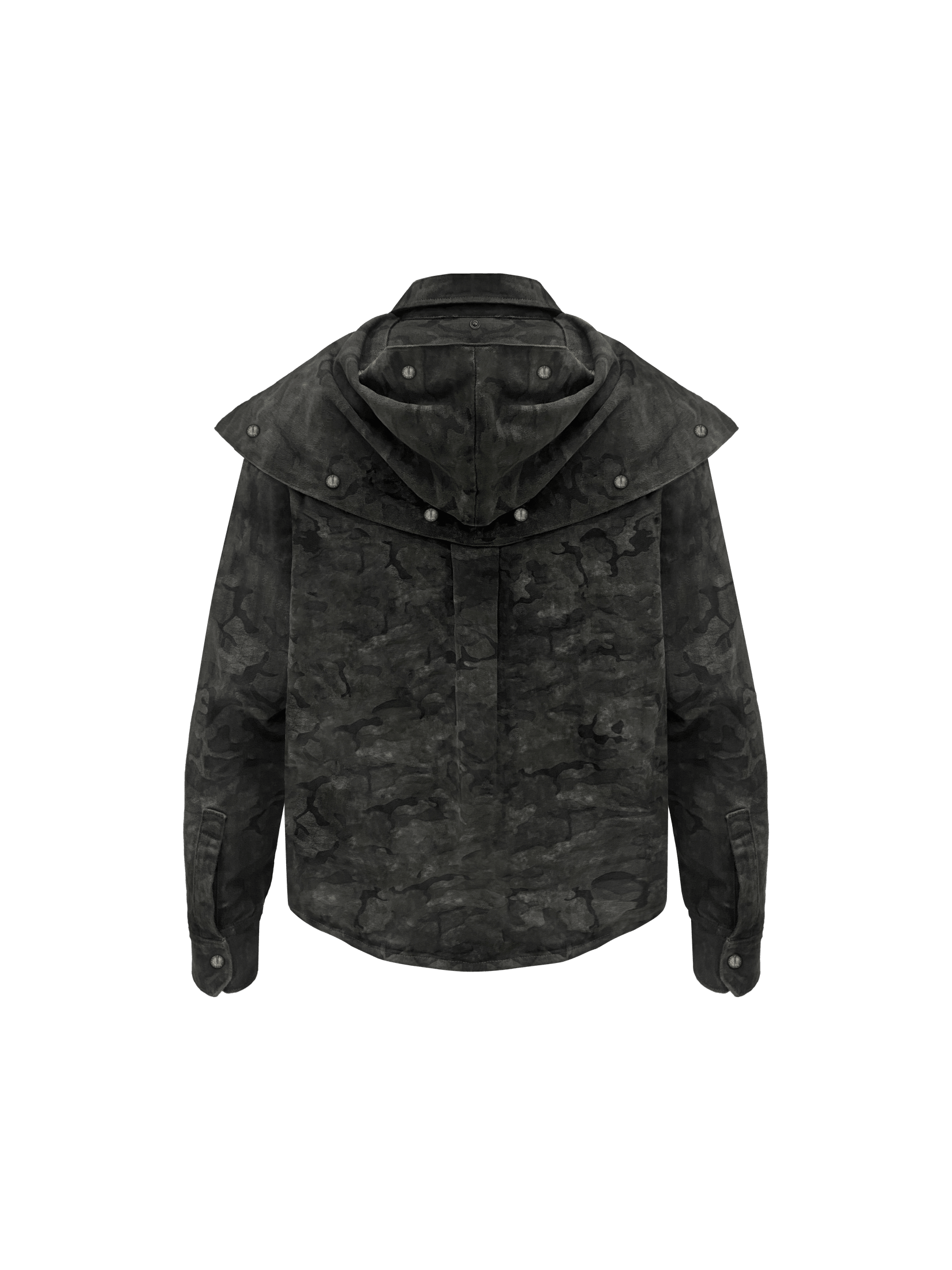 Camo Rivet Shirt Jacket