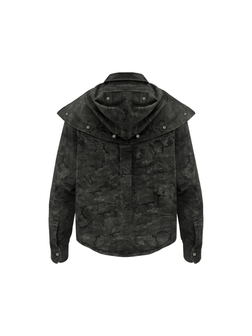 Camo Rivet Shirt Jacket