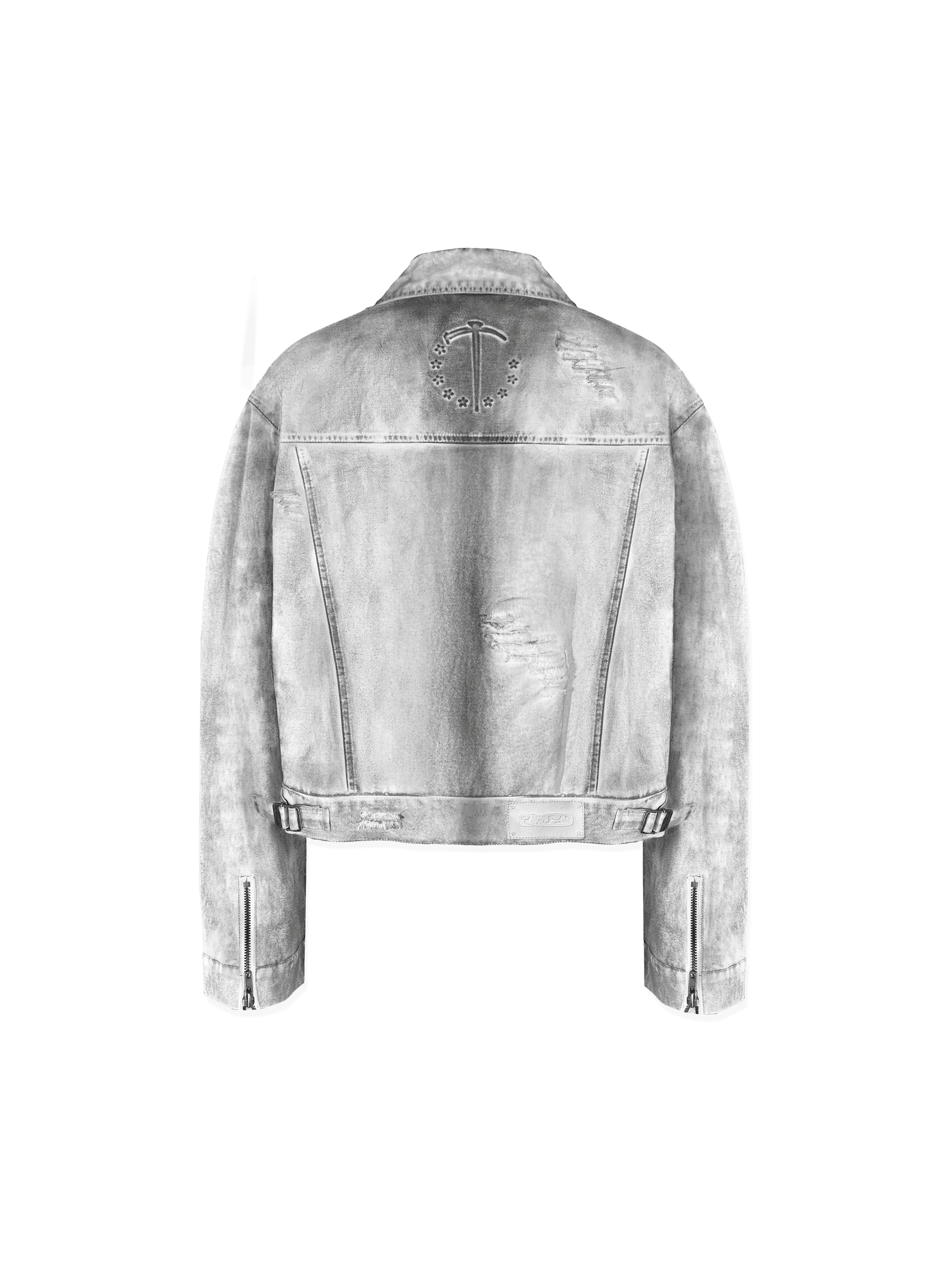 Gesso Distressed Jacket