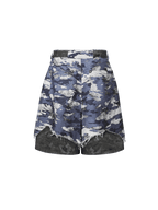 Layered Camo Shorts - TecNineGroup