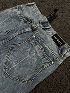 Distressed Stacked Jeans - TecNineGroup