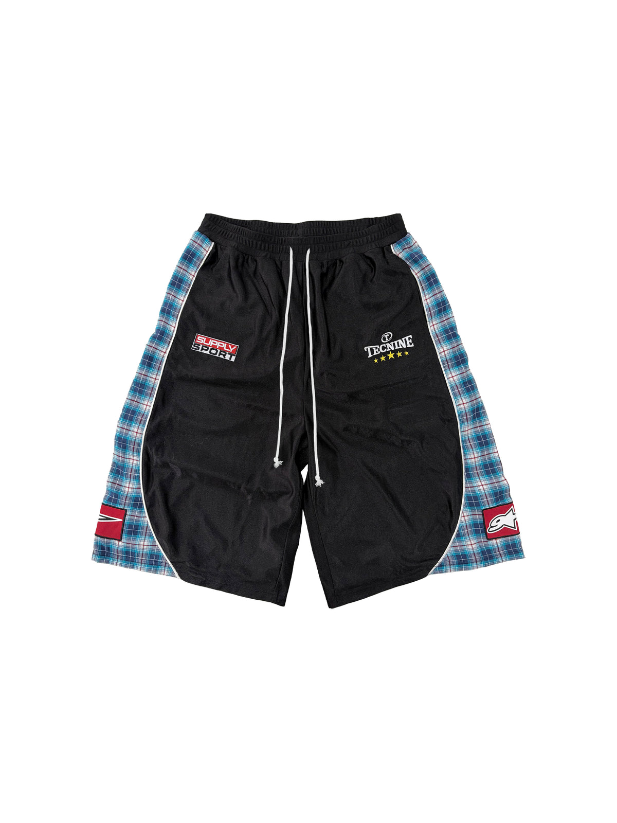 CONTRAST COLOR PANELED SPORTS PANTS