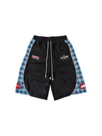 CONTRAST COLOR PANELED SPORTS PANTS
