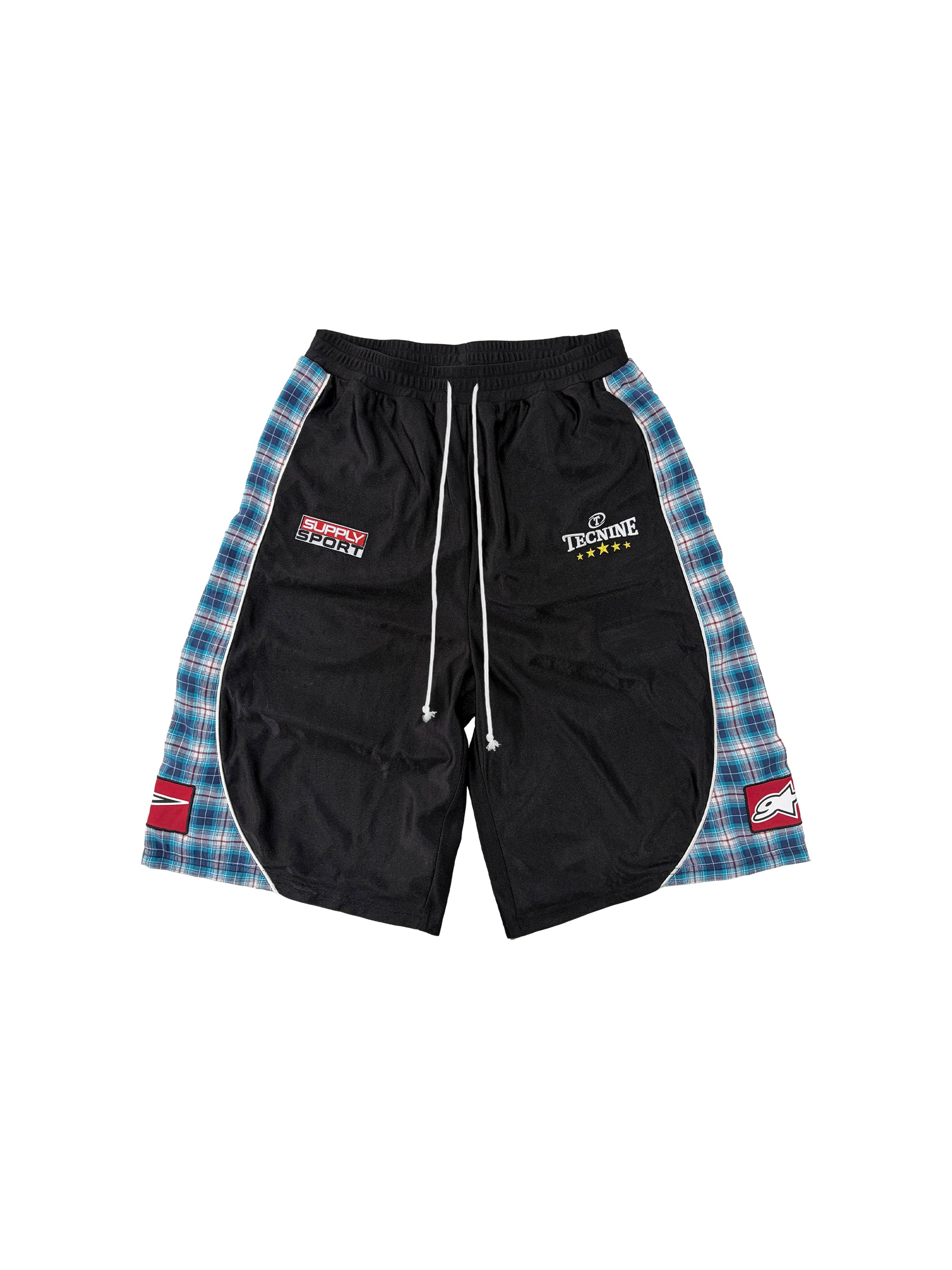 CONTRAST COLOR PANELED SPORTS PANTS