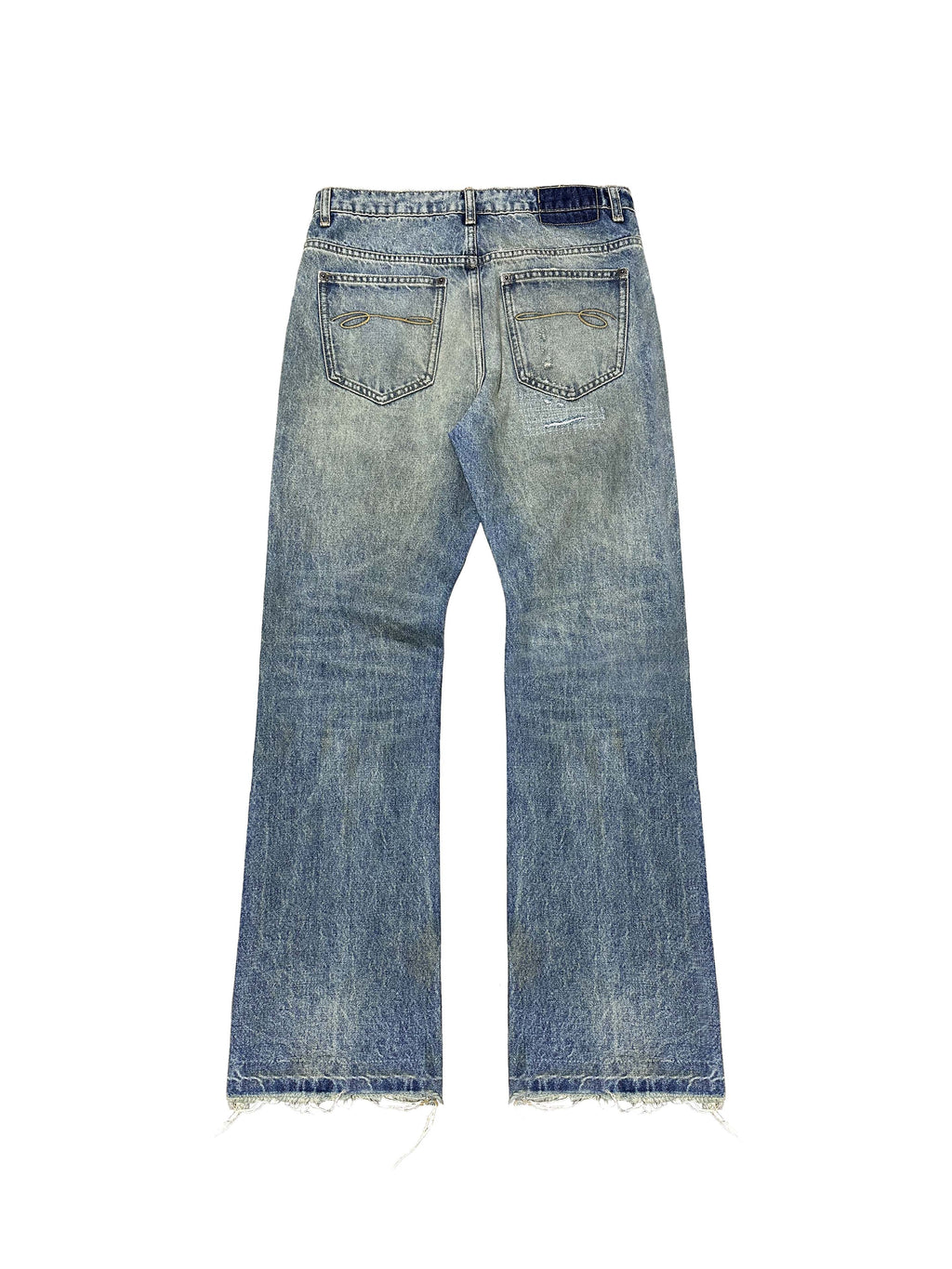 DESTROY WASH SLIM STRAIGHT JEANS