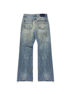 DESTROY WASH SLIM STRAIGHT JEANS