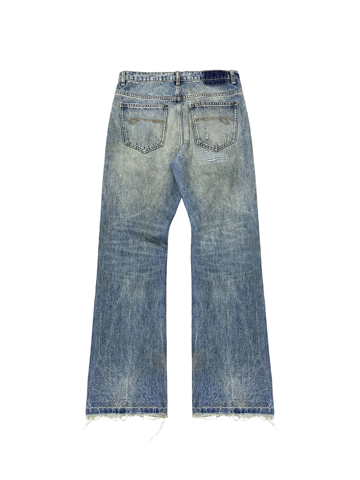 DESTROY WASH SLIM STRAIGHT JEANS