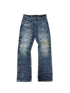 GRAFFITO STAFF NOTE WHISKER WASH JEANS