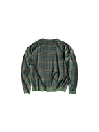 PLAID MONOGRAM ANTI-WAR AK PRINT LONG SLEEVE