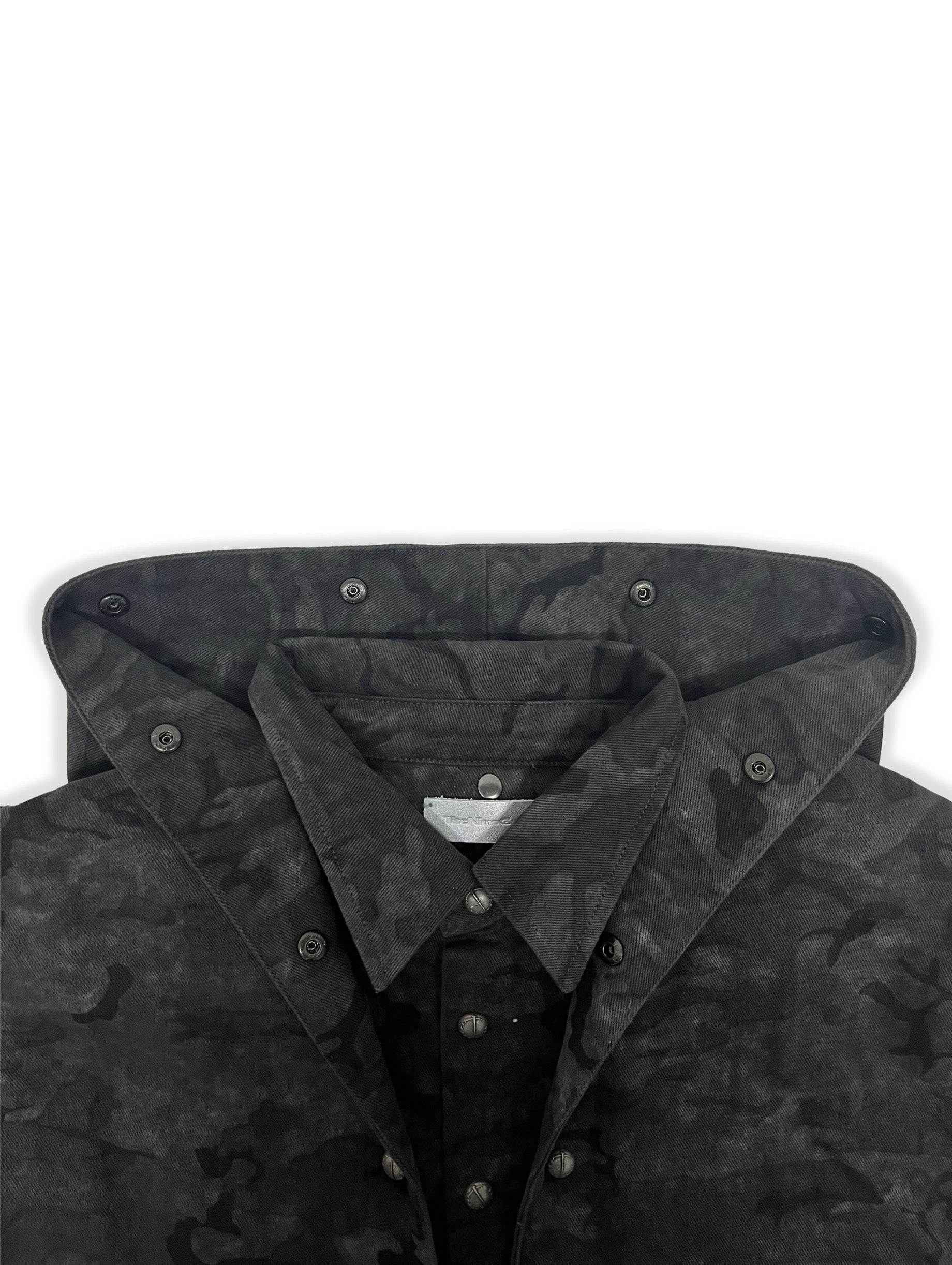 Camo Rivet Shirt Jacket
