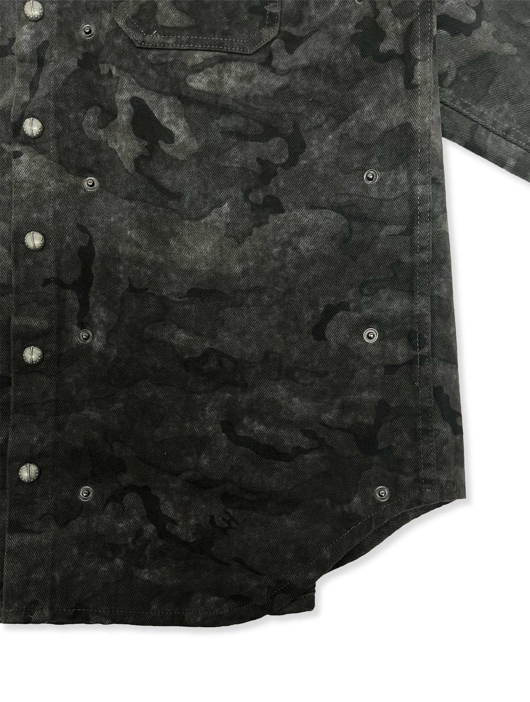 Camo Rivet Shirt Jacket - TecNineGroup
