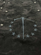 Camo Rivet Shirt Jacket - TecNineGroup