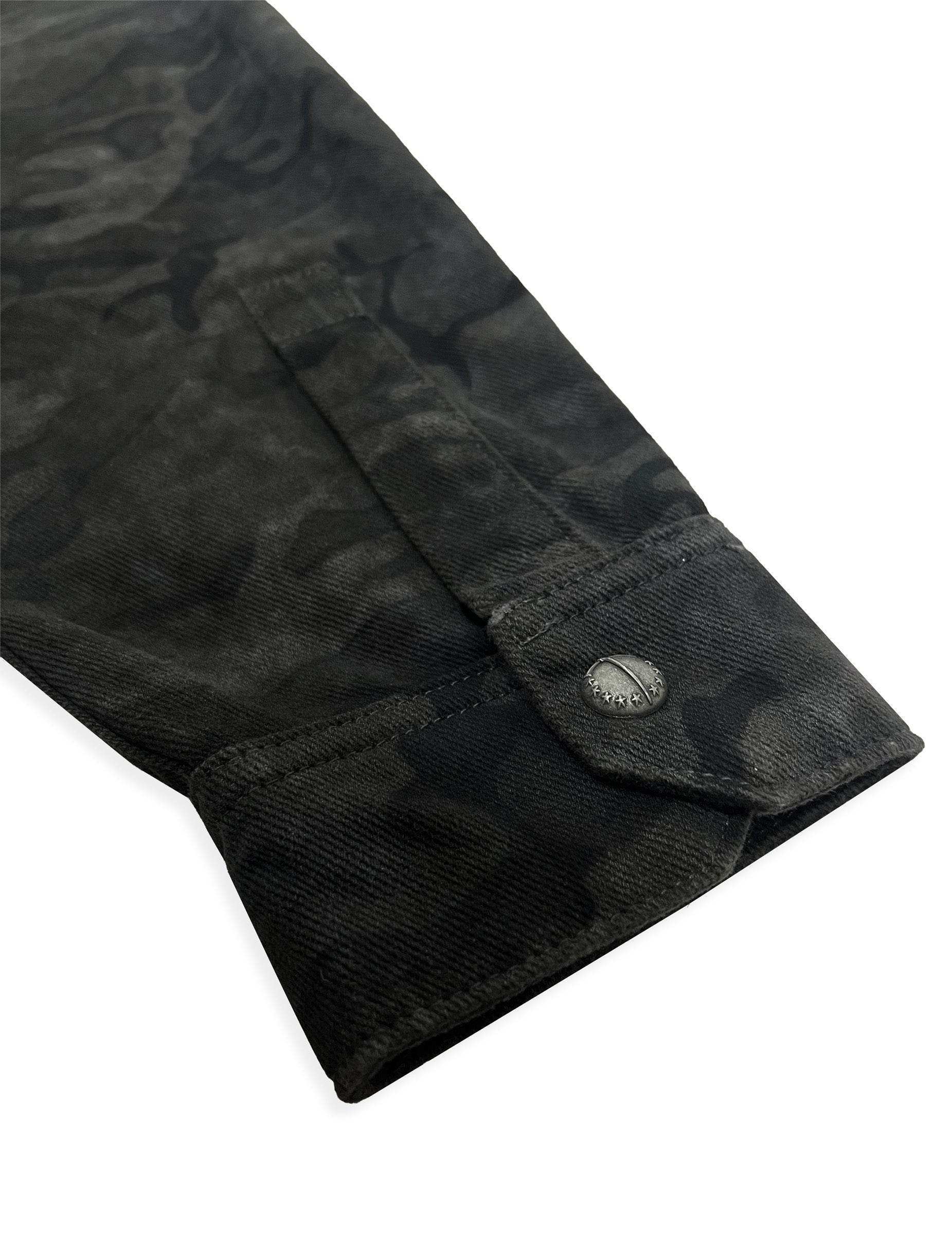 Camo Rivet Shirt Jacket - TecNineGroup