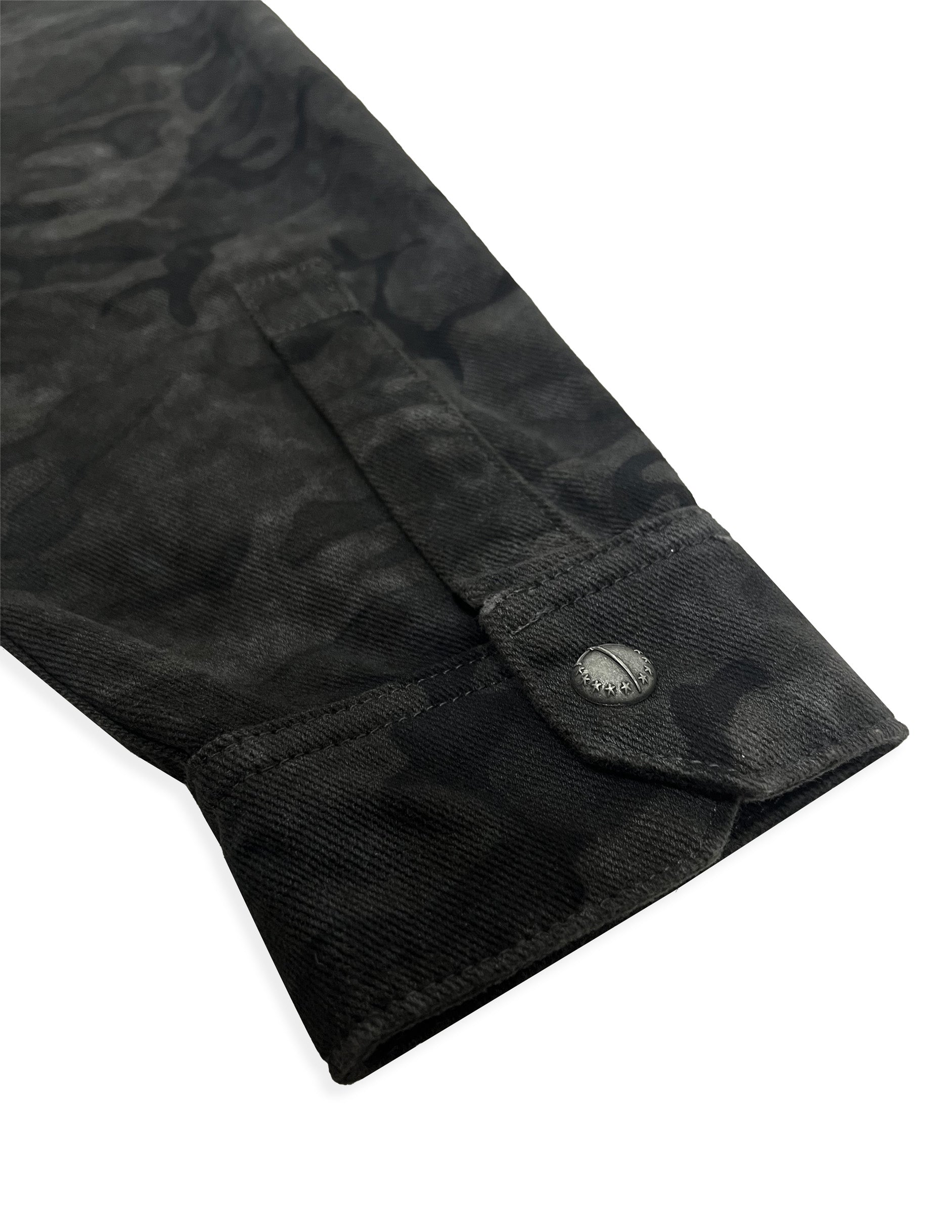 Camo Rivet Shirt Jacket