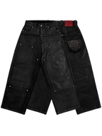 DRILL WAXED JEANS