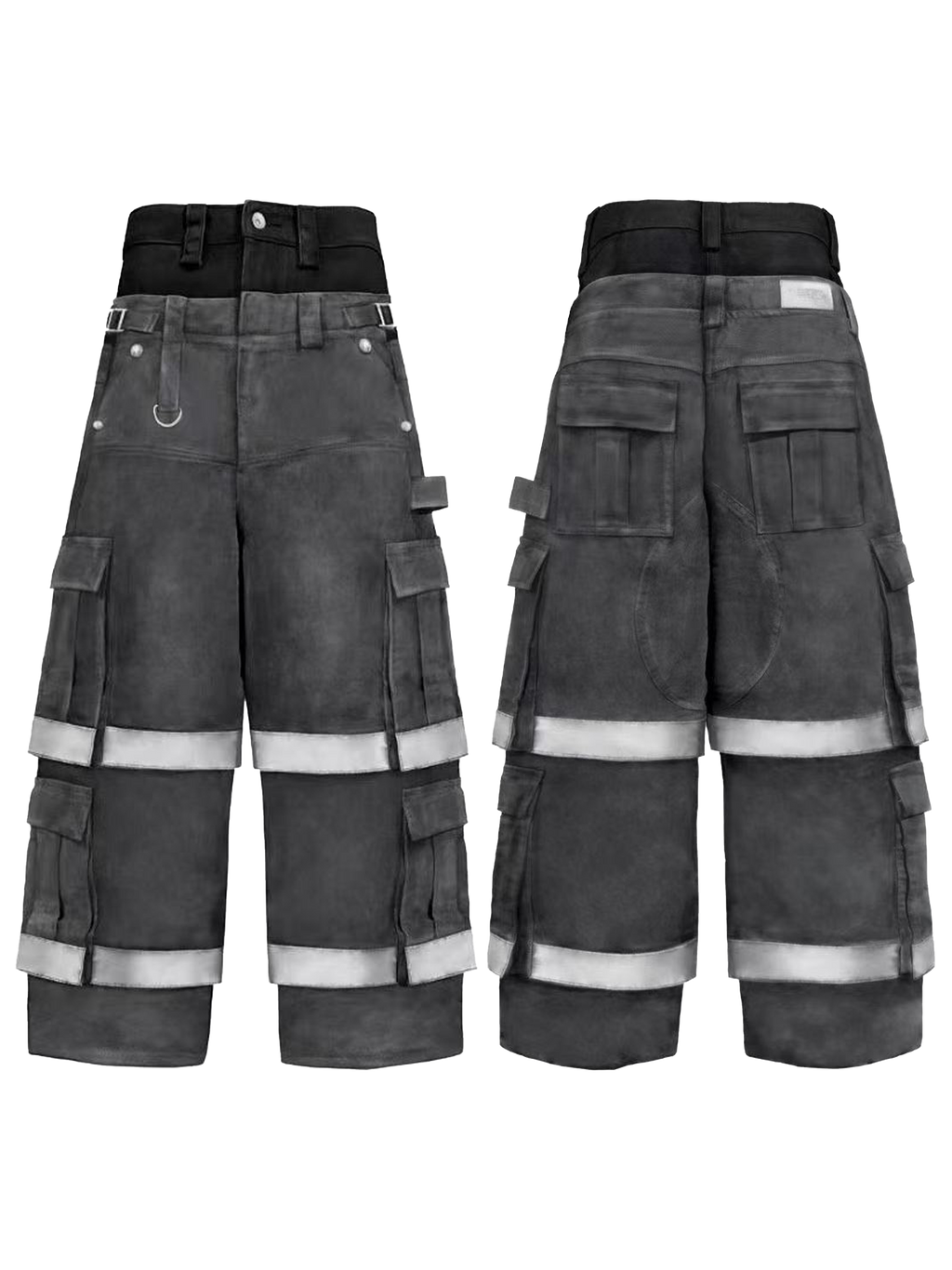 Dark Gray Cargo Pants