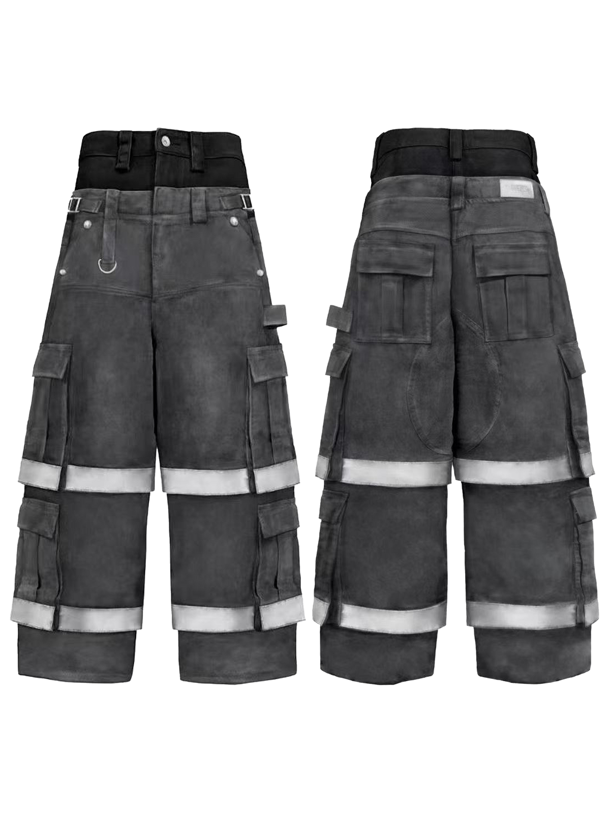 Dark Gray Cargo Pants