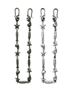 RED STAR MISSILE SKULL TROUSER CHAIN