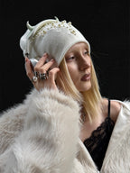 Heart Pearl Beanie