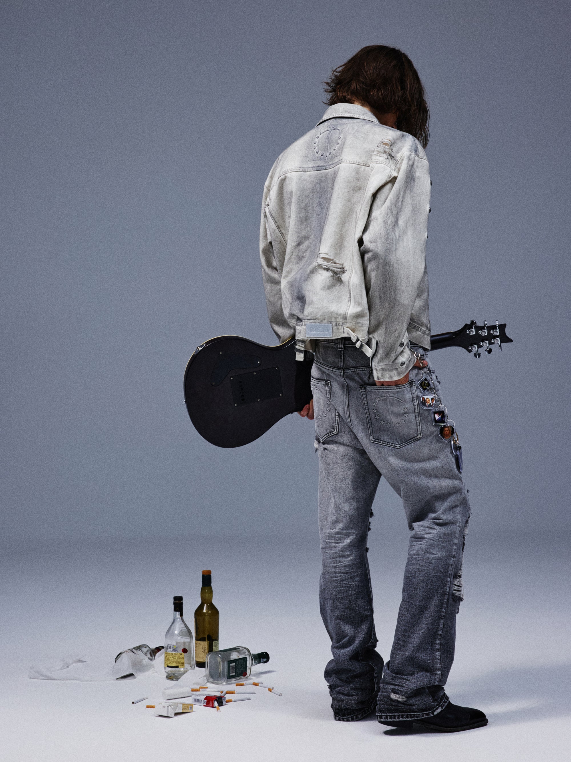 Gesso Distressed Jacket