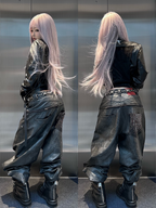 DRILL WAXED JEANS
