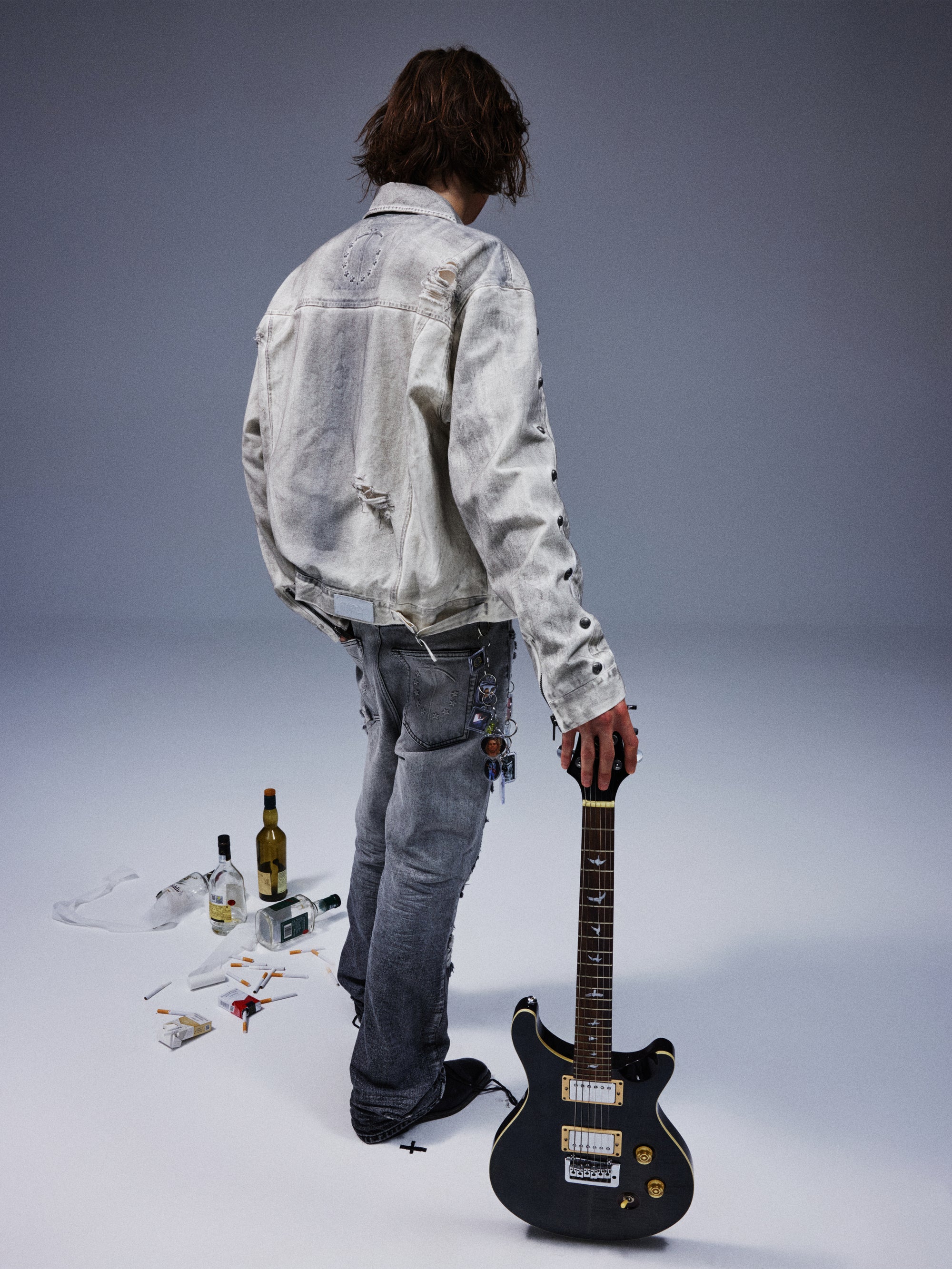 Gesso Distressed Jacket