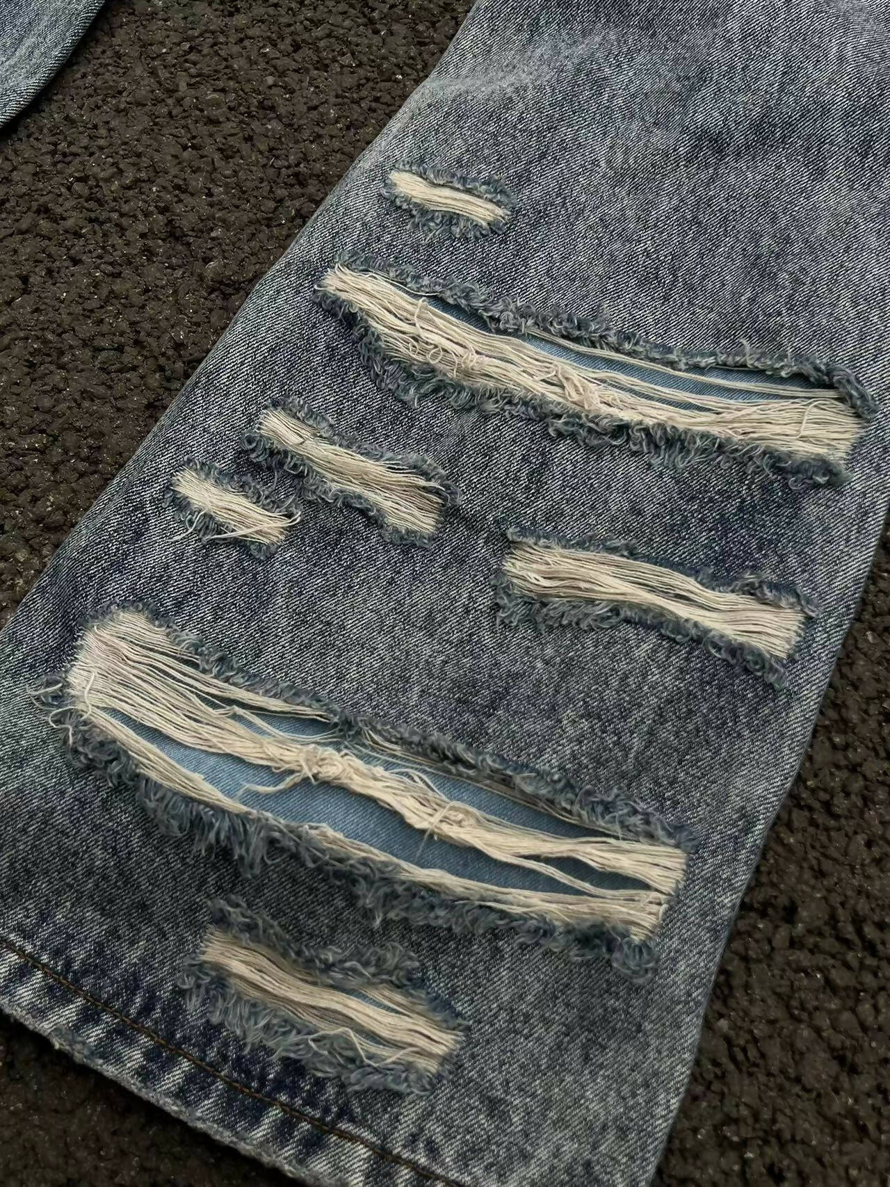 水洗冰蓝色