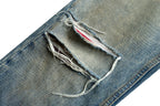 DESTROY WASH SLIM STRAIGHT JEANS