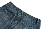GRAFFITO STAFF NOTE WHISKER WASH JEANS