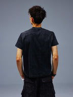 Washed Black Tee - TecNineGroup