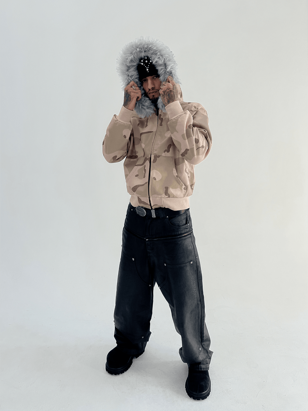 Serpentine Camo Hoodie