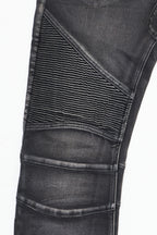 NINE-STAR PLEATED JEANS