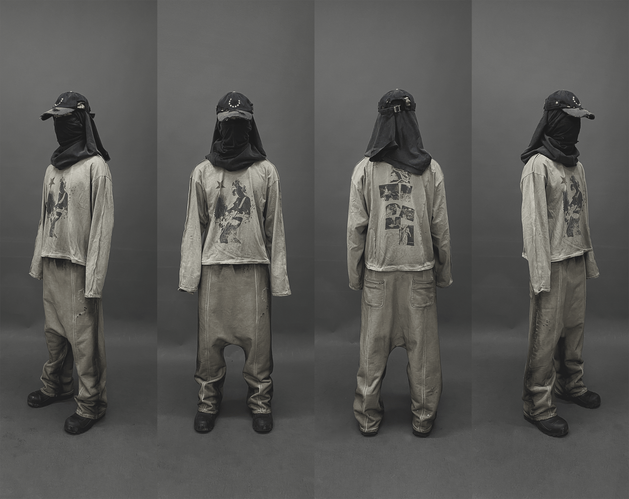 Drop-Crotch Sweatpants