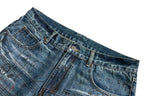 GRAFFITO STAFF NOTE WHISKER WASH JEANS