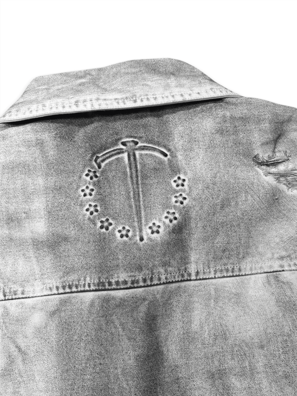 Gesso Distressed Jacket - TecNineGroup