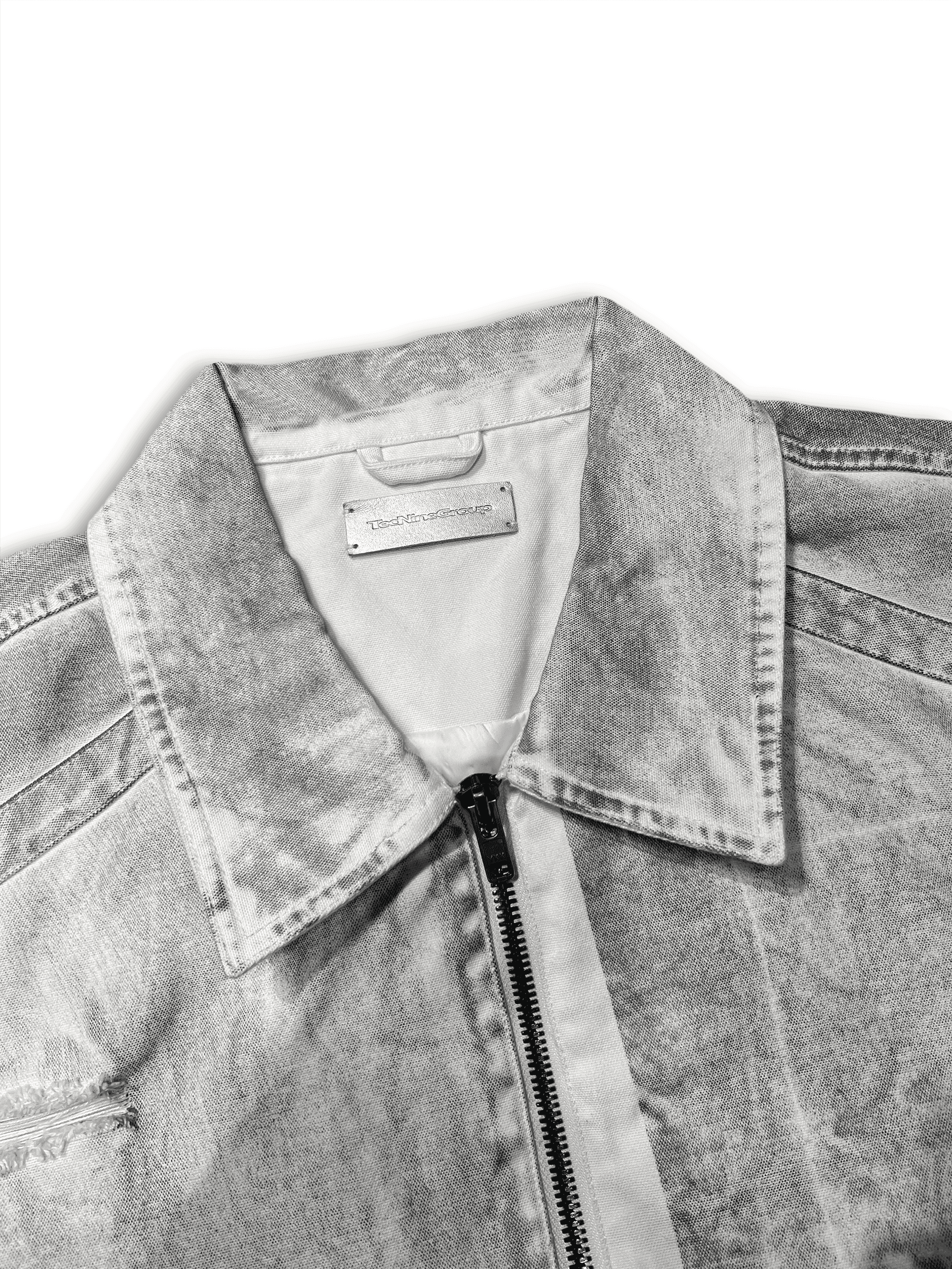 Gesso Distressed Jacket - TecNineGroup