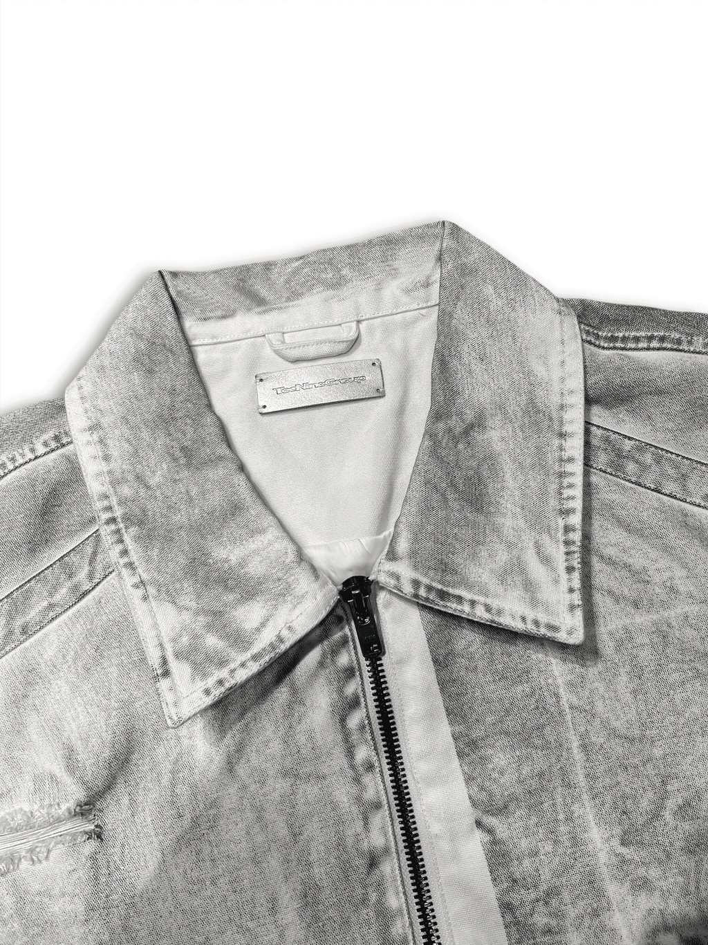 Gesso Distressed Jacket - TecNineGroup