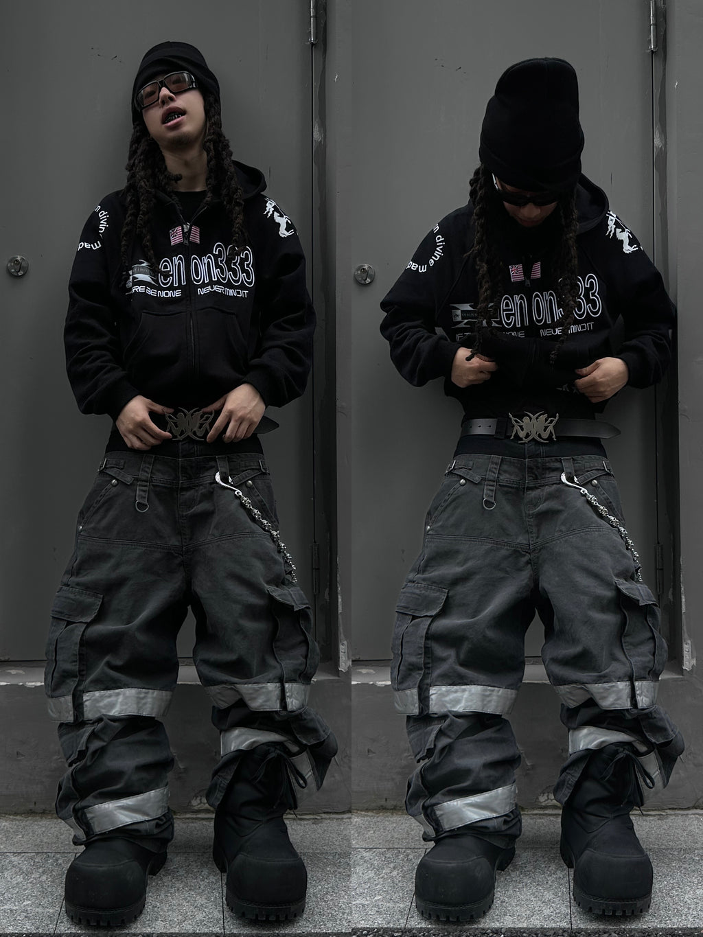 Dark Gray Cargo Pants