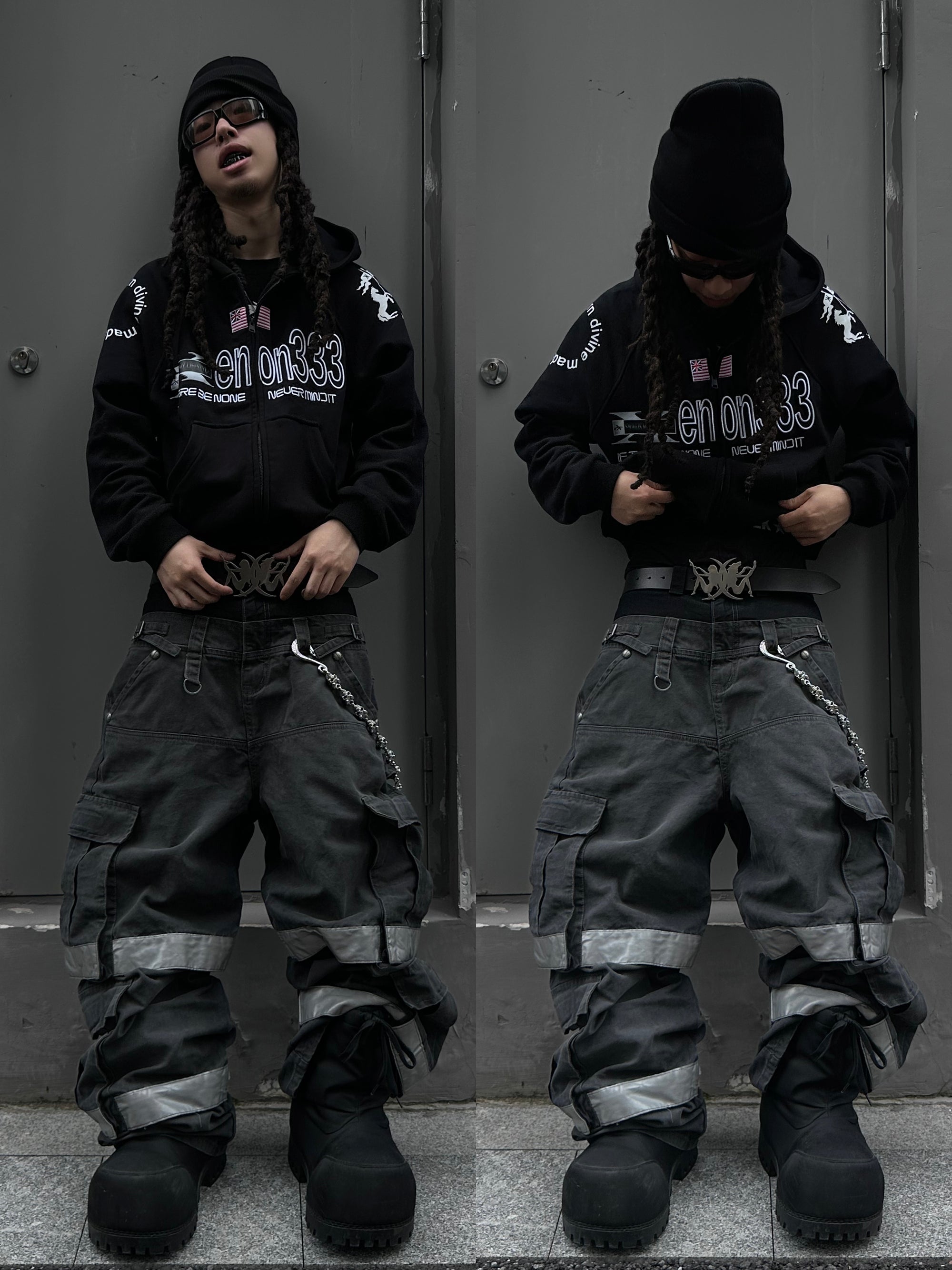 Dark Gray Cargo Pants