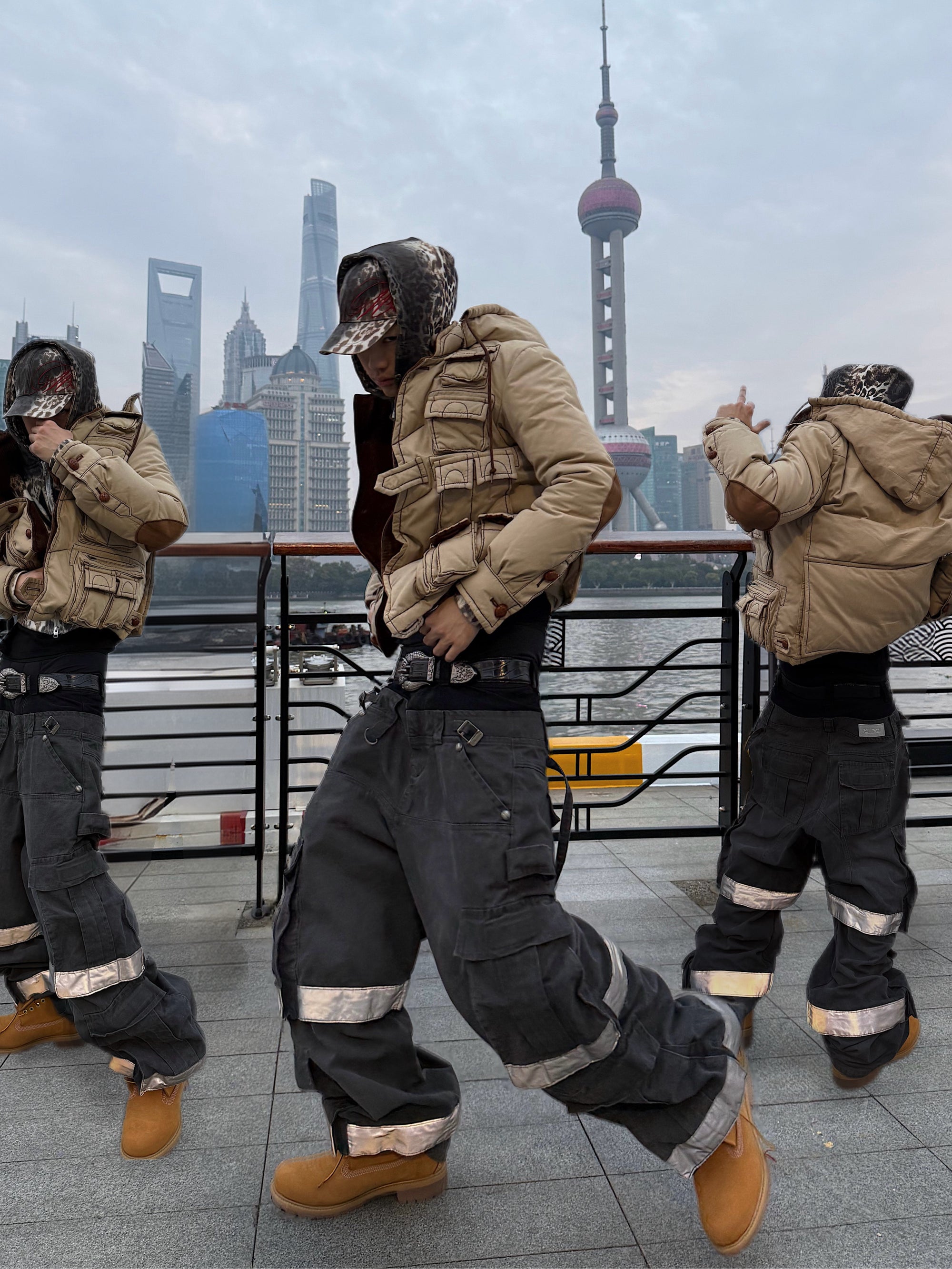 Dark Gray Cargo Pants