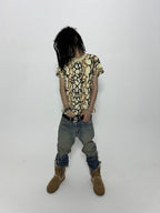 DESTROY WASH SLIM STRAIGHT JEANS