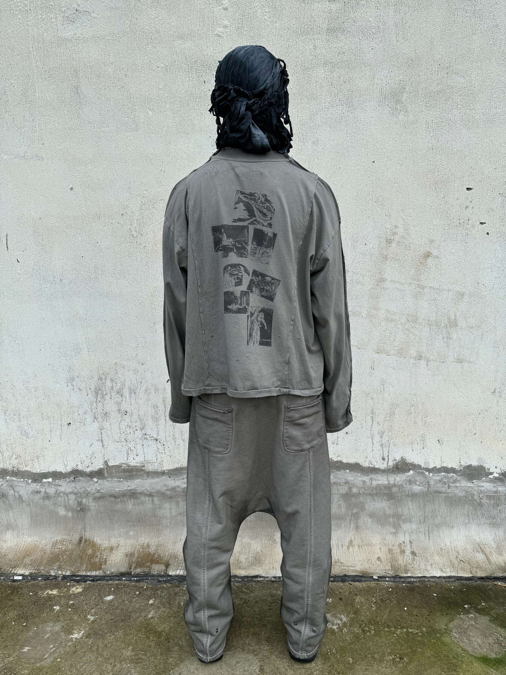 Drop-Crotch Sweatpants