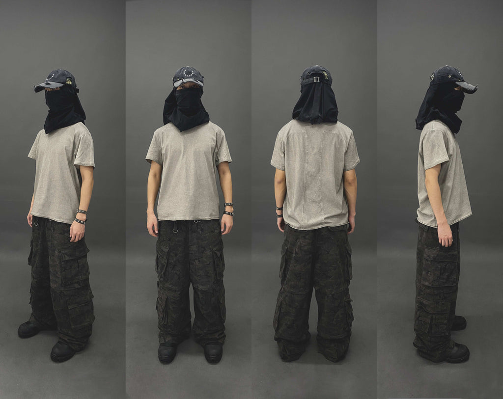 Washed Gray Tee - TecNineGroup