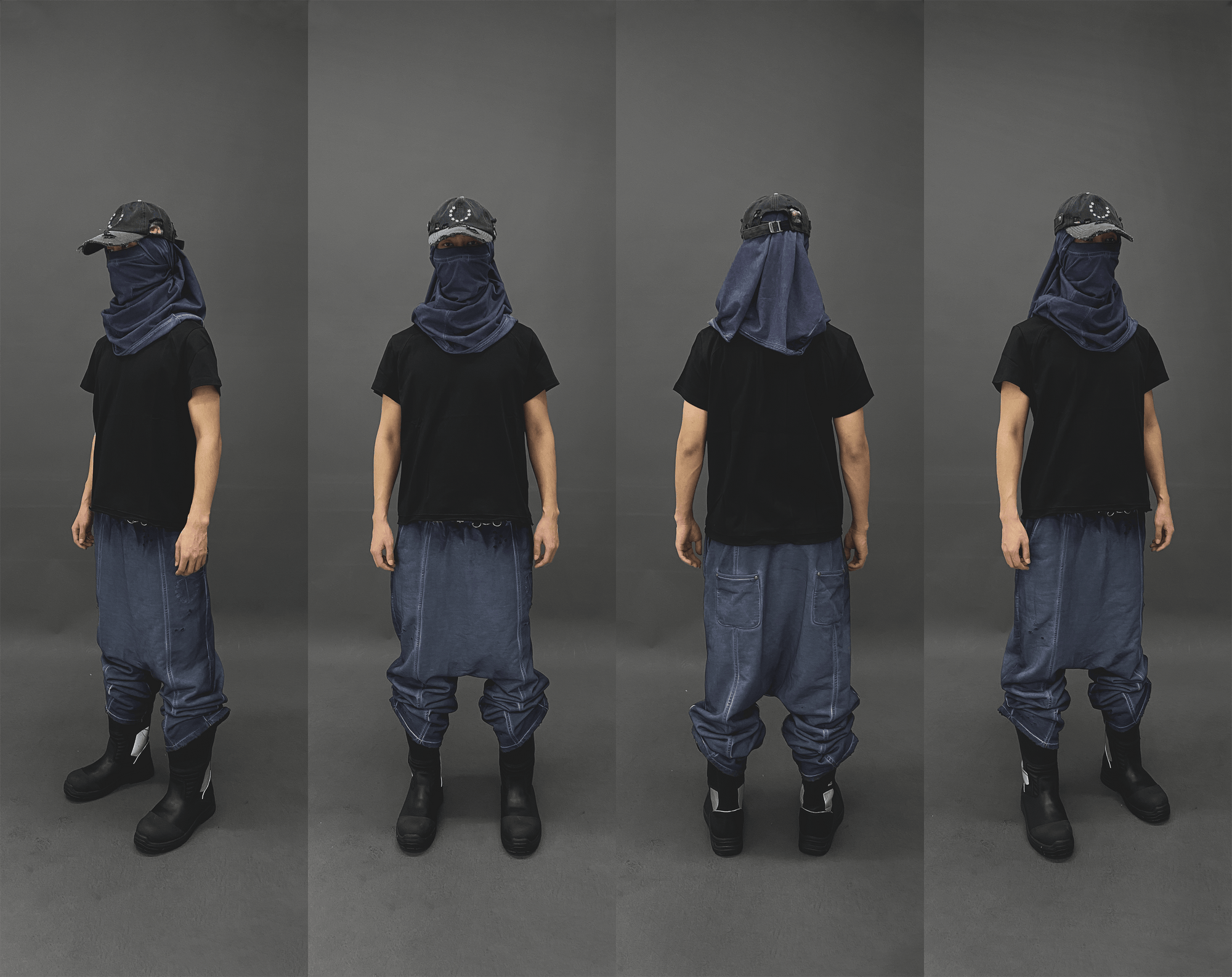 Drop-Crotch Sweatpants