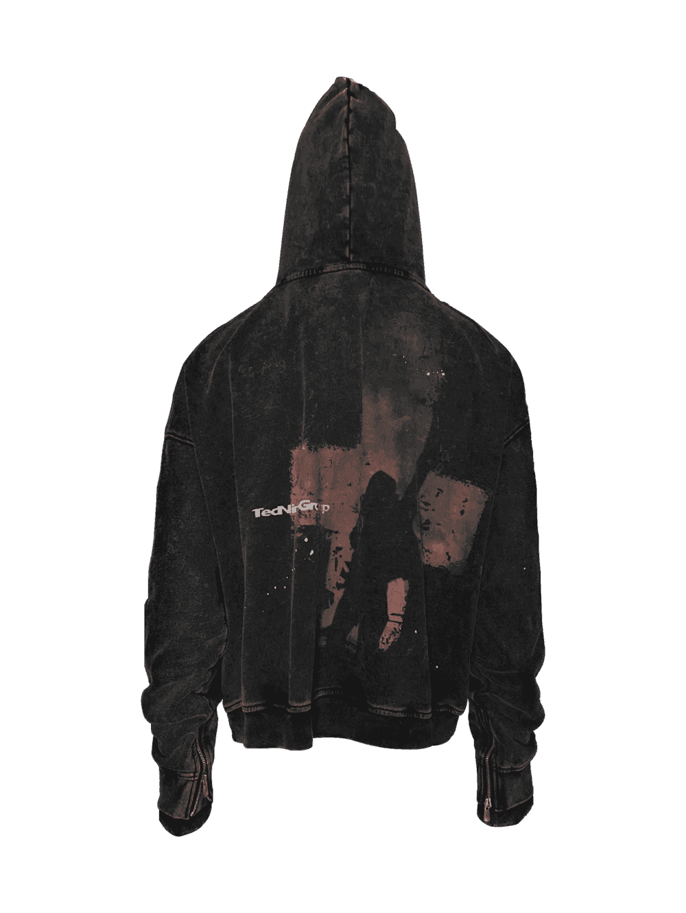 Distressed Hoodie - TecNineGroup