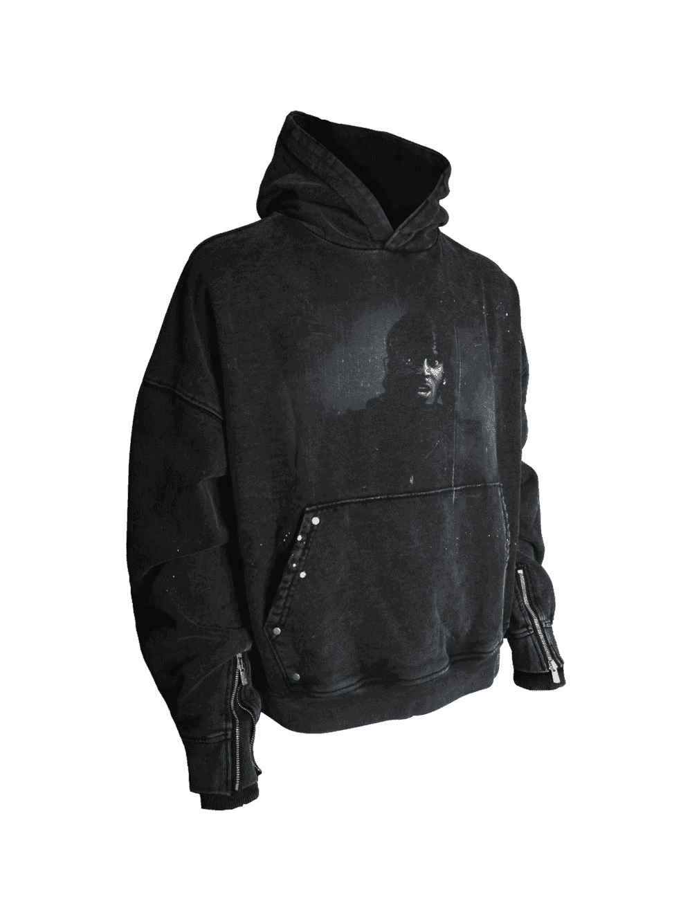 Distressed Hoodie - TecNineGroup