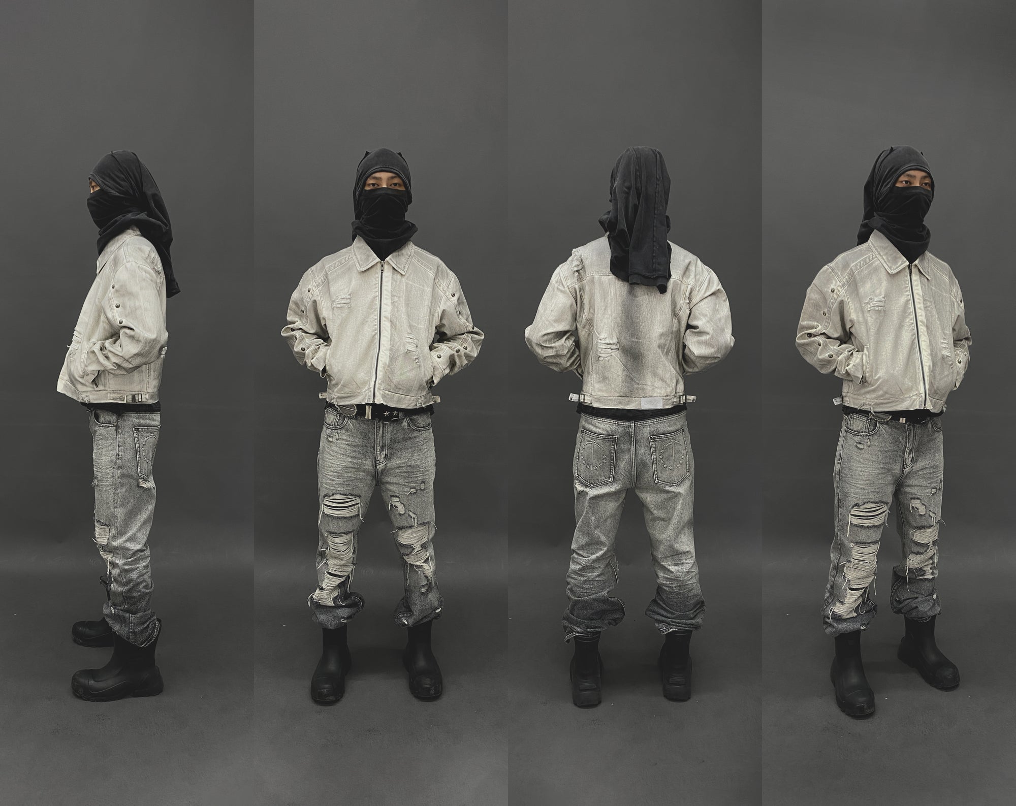 Gesso Distressed Jacket